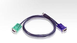 ATEN 2L-5205U Шнур, мон+клав+мышь USB, SPHD15=&gtHD DB15+USB A-Тип, Male-2xMale, 8+4 проводов, опрессованный, 5 метр., черный