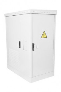 Шкаф всепогодный напольный 12U (Ш1000хГ600), комплектация Т1 х контроллером MC1 х датчиками