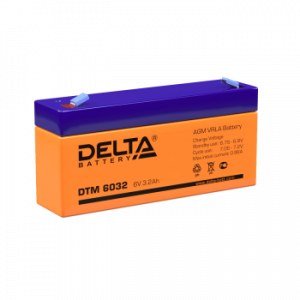 Аккумуляторная батарея общего применения Delta DTM 6032 6В 3.2 Ач