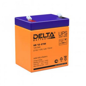 Аккумуляторная батарея для ИБП Delta HR 12-21 W 12В 5 Ач