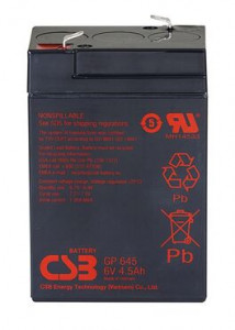 Аккумуляторная батарея общего применения CSB GP645 CSB 6В 4.5 Ач