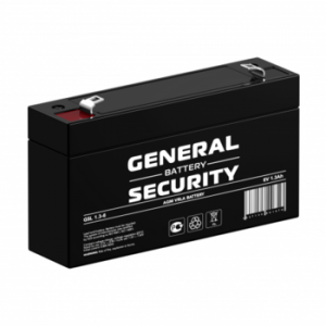 Аккумуляторная батарея общего применения General Security GSL1.3-6 6В 1.3 Ач