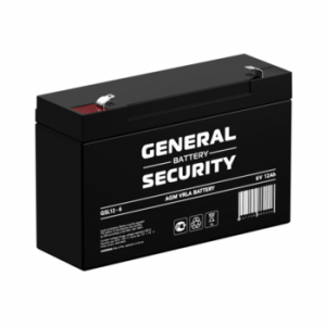 Аккумуляторная батарея общего применения General Security GSL12-6 6В 12 Ач