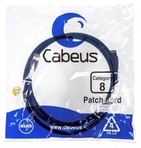 Патч-корд Cabeus PC-SSTP-RJ45-Cat.8-1.5m-LSZH