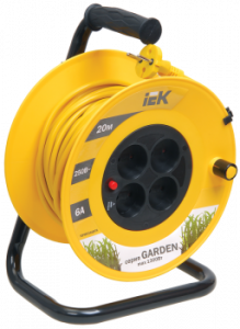 IEK WKP23-06-04-20 Удлинитель на кат. 4х20м УК20 с термозащ. 2х0.75 