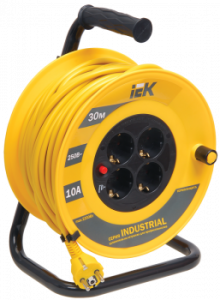 IEK WKP14-10-04-30 Удлинитель на кат. 4х30м УК30 с термозащ. 3х1.0 
