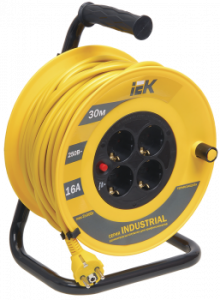 IEK WKP15-16-04-30 Удлинитель на кат. 4х30м УК30 с термозащ. 3х1.5 