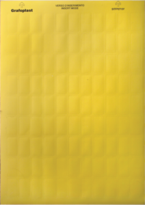 DKC / ДКС SITFP0960Y Табличка маркировочная, полиэстер 9х60мм. желтая
