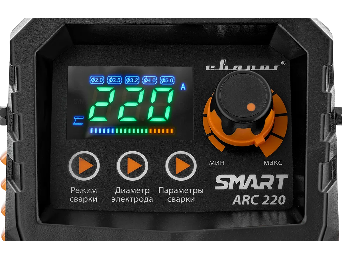 Инвертор сварочный ARC 220 ''REAL SMART'' (Z28403)