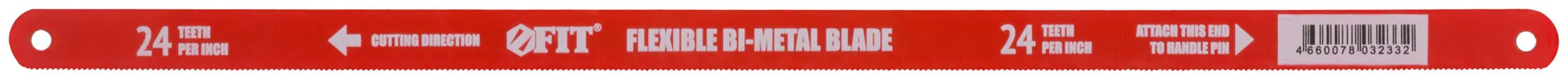 Полотно ножовочное по металлу 300 мм Профи Bi-Metal 24 ТPI (упак 10 шт) fit 40178
