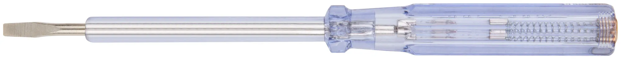 Отвертка индикаторная, белая ручка, 100-500 В, 190 мм fit 56529