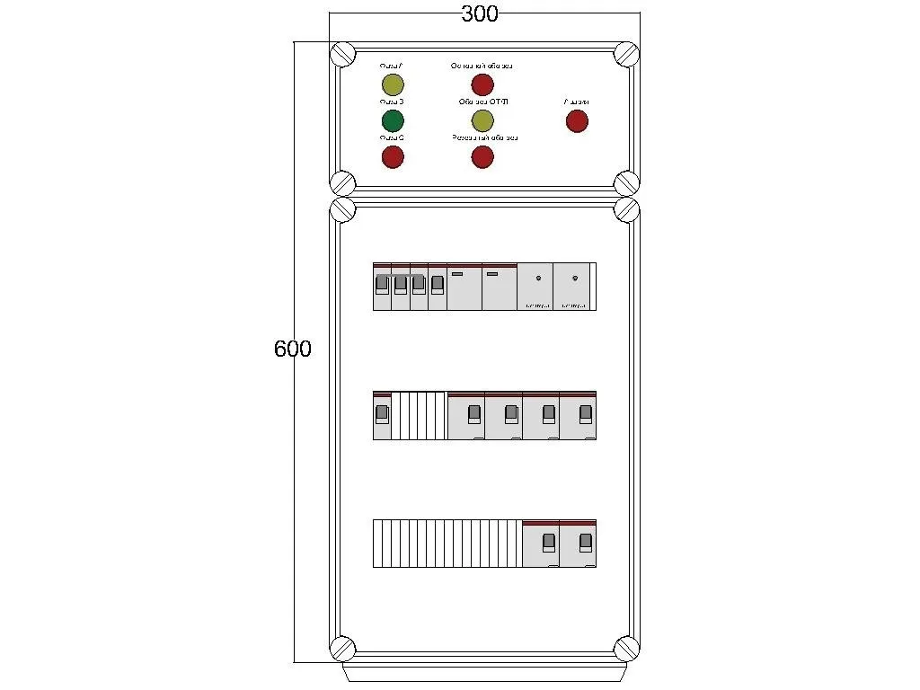 Щит управления электрообогревом DEVIBOX FHR 3x4400 D330 (в комплекте с терморегулятором и датчиком температуры)