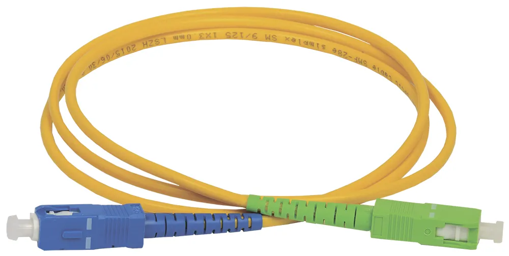 Патч-корд оптический 9/125 (OS2) SC/UPC-SC/APC (simplex) 5м