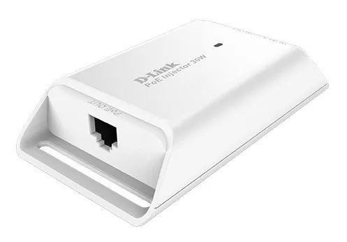 Инжектор PoE 1хRJ45 10/100/1000 Мб/с, 802.3af/at, до 30 Вт, DC 54В d-link dpe-301gi/a1a