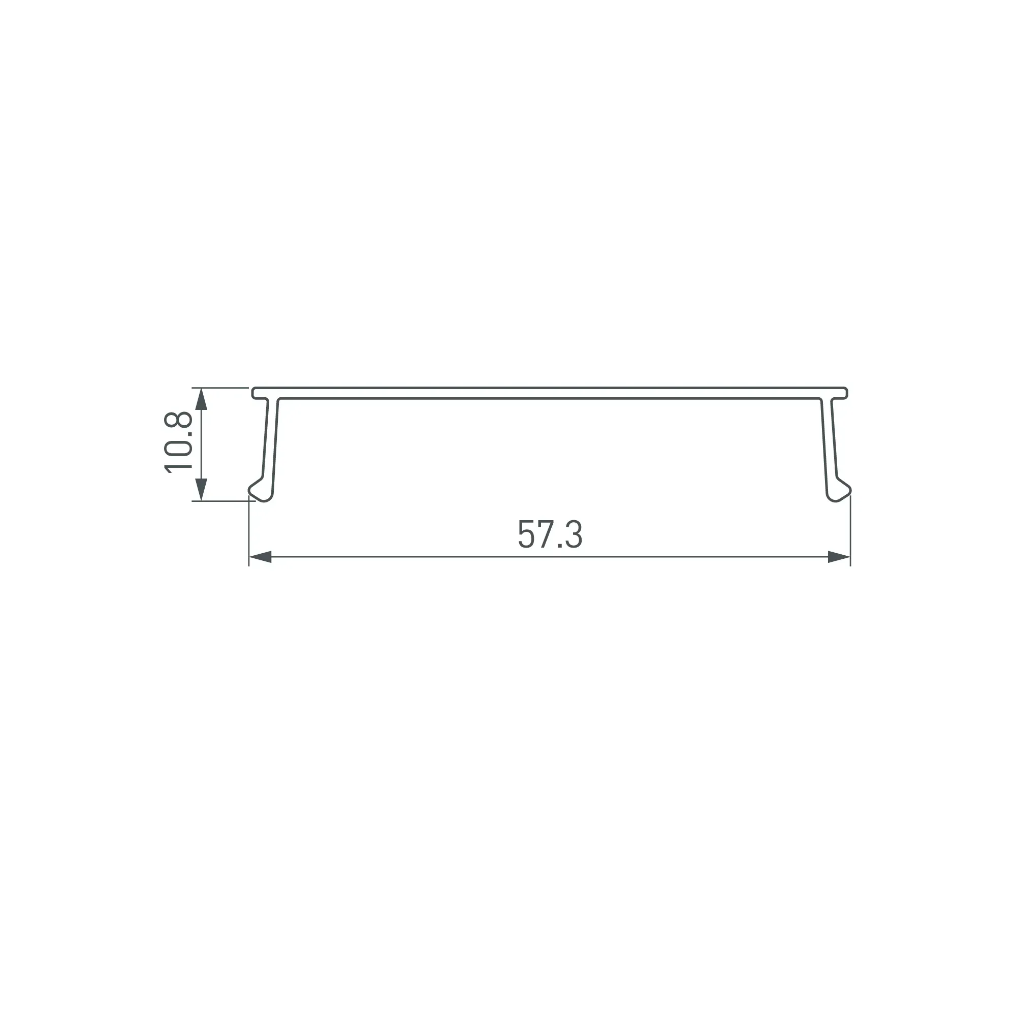 Светильник DL-EDGE-R300-24W Warm3000 (WH, 115 deg, 230V) (, IP40 Металл, 3 года)