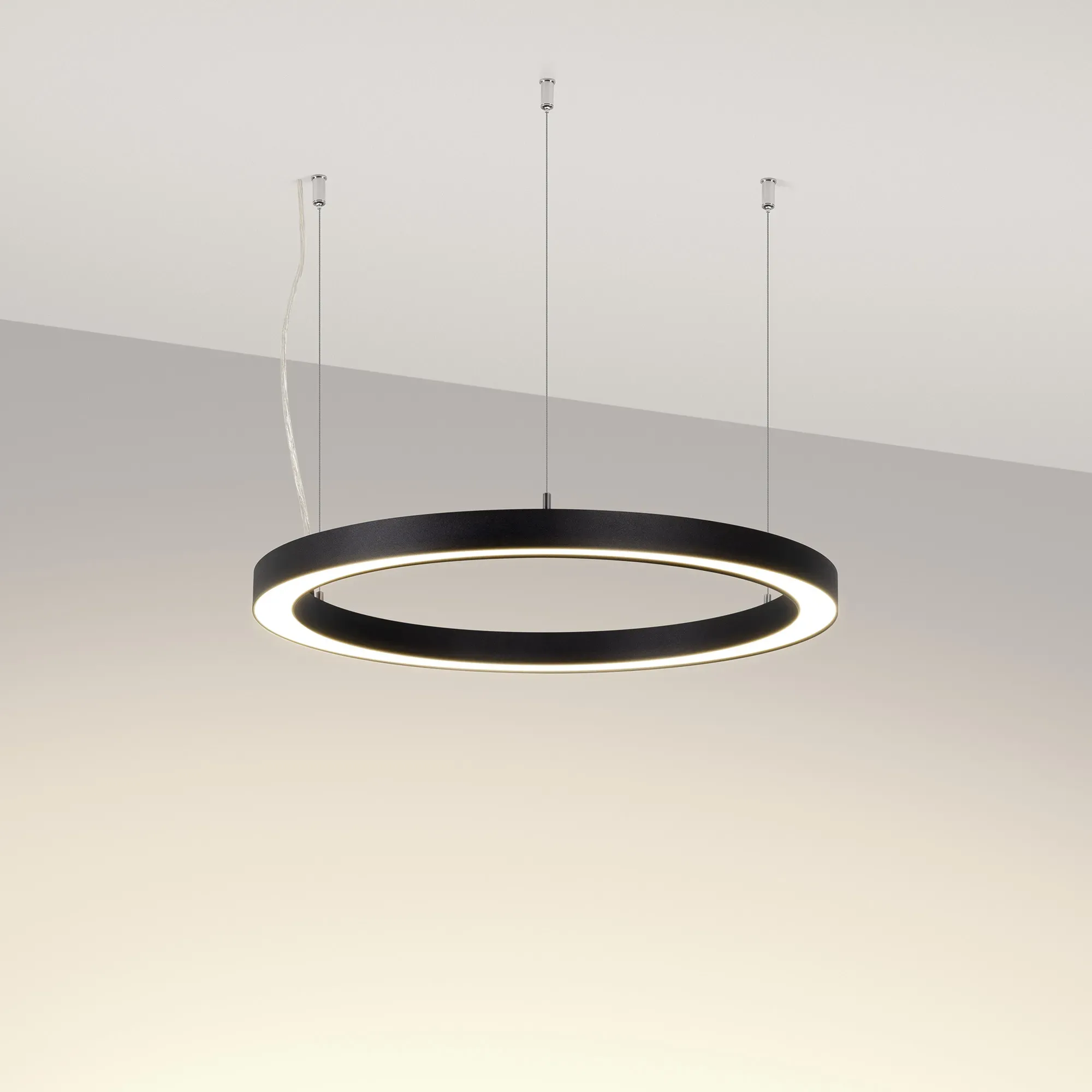 Светильник DL-EDGE-R300-24W Warm3000 (WH, 115 deg, 230V) (, IP40 Металл, 3 года)