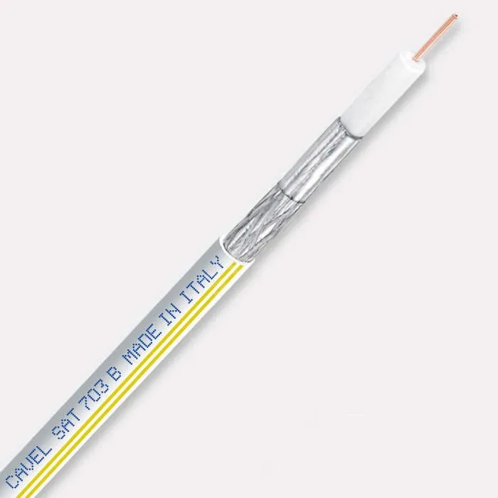 Кабель коаксиальный SAT 703 B ARC белый 100м Cavel 3631762