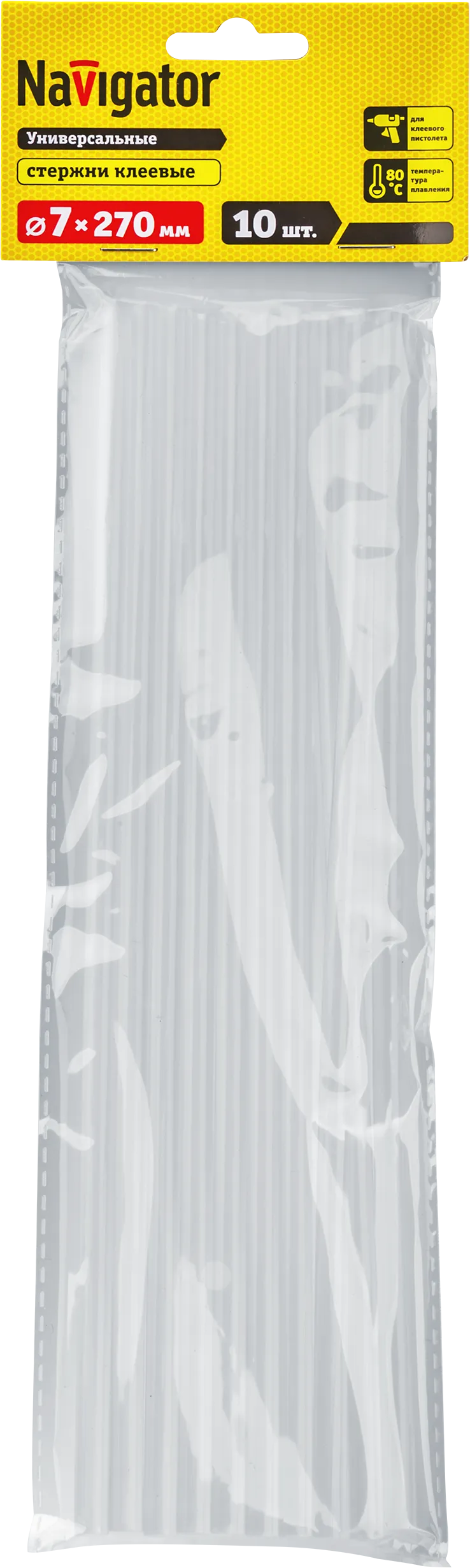 Клей Navigator 93 244 NEM-Ks01-7-270-H10 (стержень, 7 ммх270 мм, 10 шт)