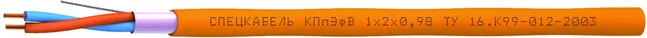Кабель КПпЭфВ 1х2х0.98 спецкабель 3350