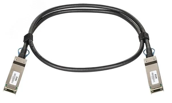 Кабель пассивный 100GQSFP28 1 м с 2 разъемами QSFP28 d-link 131813