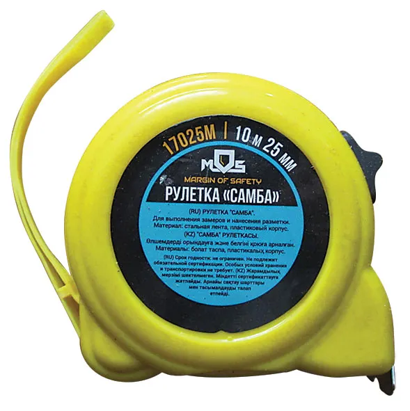 Рулетка ''Самба'' 10 м х 25 мм fit 17025м