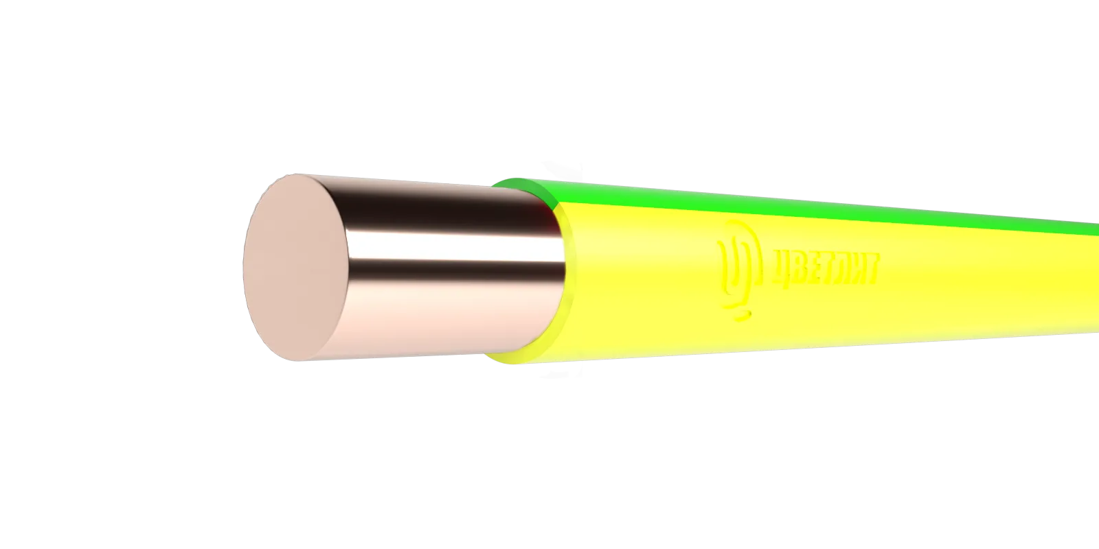 Провод силовой ПуВнг(A)-LSLTx 1х70 зелено-желтый ТРТС