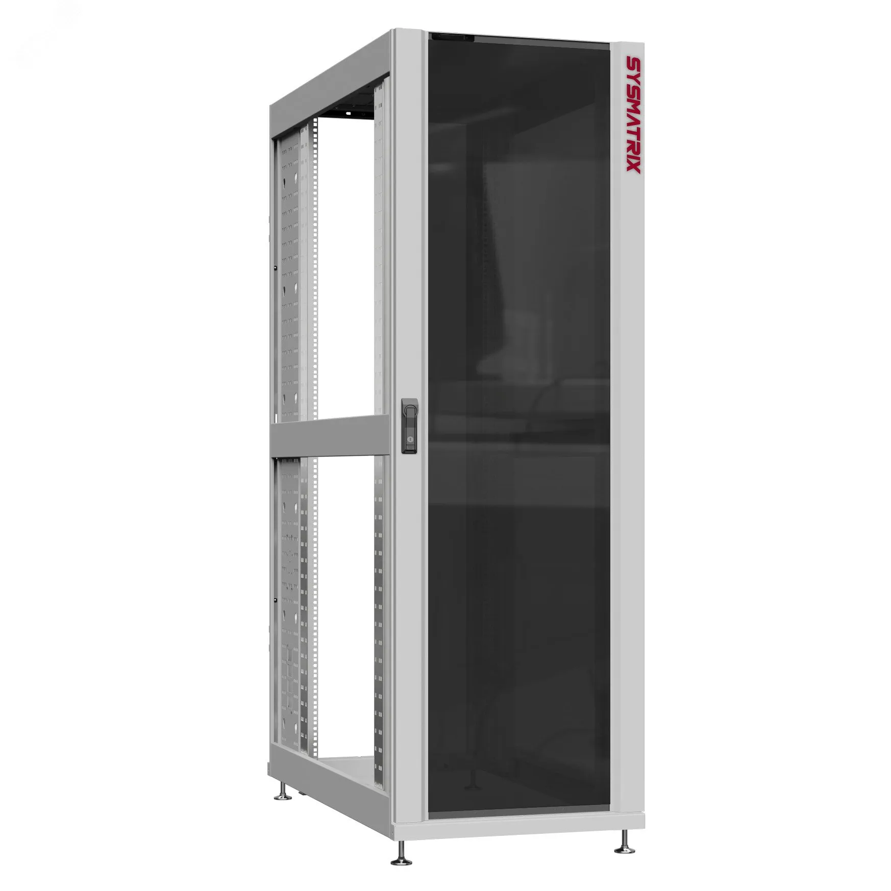 Шкаф серверный 42U 600х1200 передняя дверь: стекло IP41. задняя дверь: без. боковые панели: без. цвет: серый RAL7035