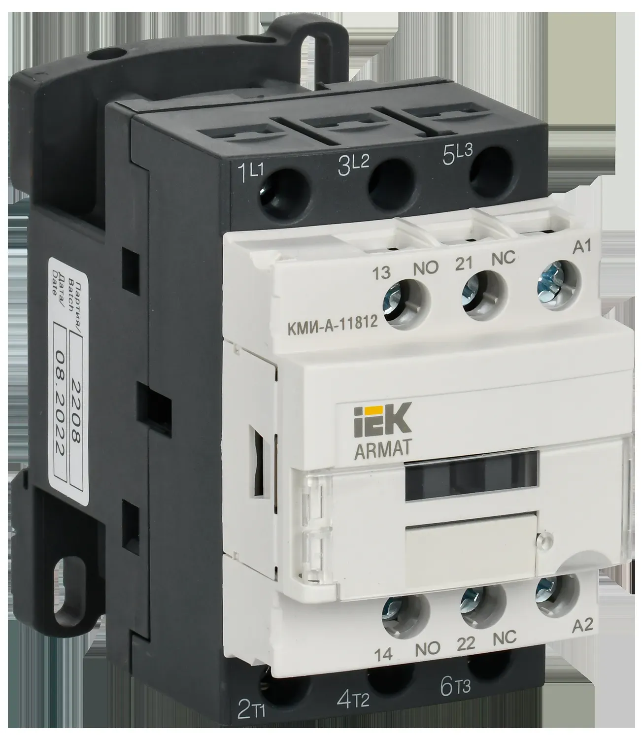ARMAT Контактор КМИ-А-11812 LC1D 18А 110В/АС3 1НО/1НЗ Iek ar-acc-11-018-110-11