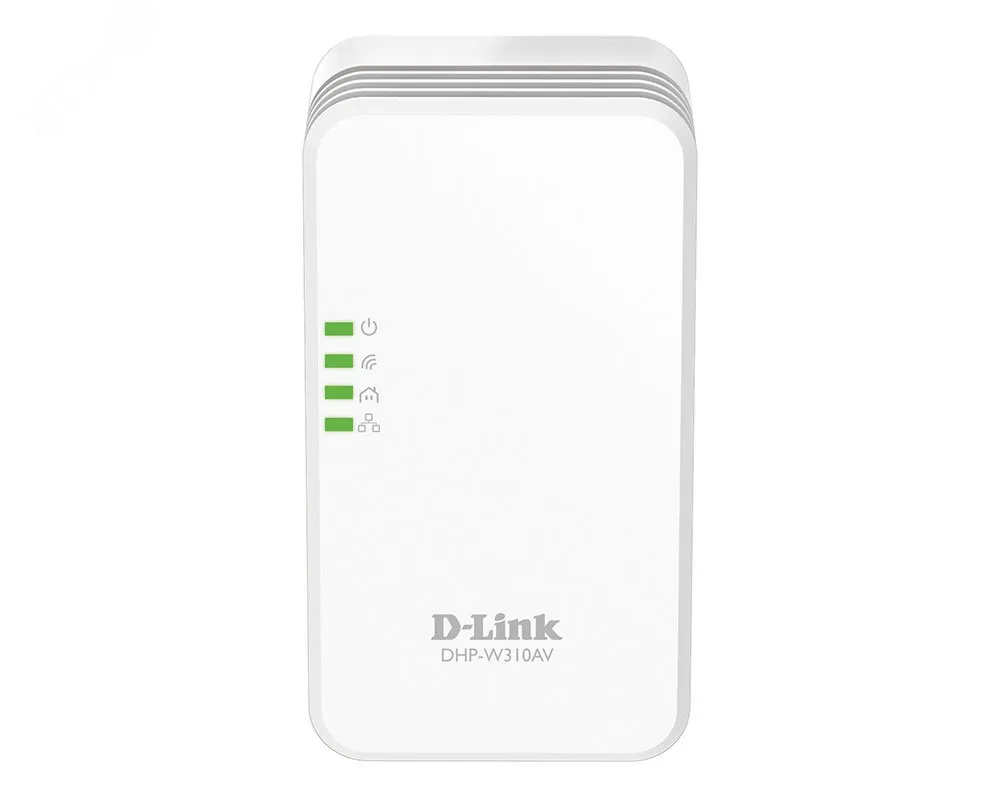 Адаптер беспроводной PowerLine N300 с поддержкой HomePlug AV d-link 128693