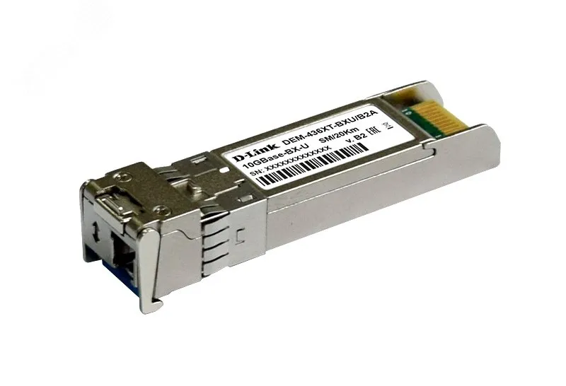 Модуль SFP 1хLC, 10 Гб/с, WDM Tx:1270/Rx:1310, до 20/40 км d-link 125020