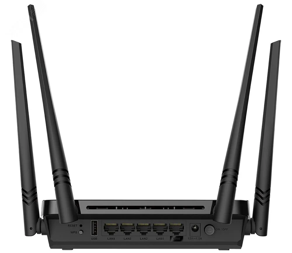 Роутер AC1200 Wave 2 1хWAN, 4хLAN 1хUSB 2.0, до 1167 Мб/с, 2.4-5 ГГц, MU-MIMO d-link 129523