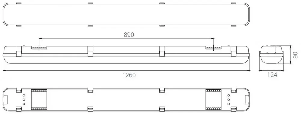 Светильник LPO/LSP SE 20/2900 opal 3K DL