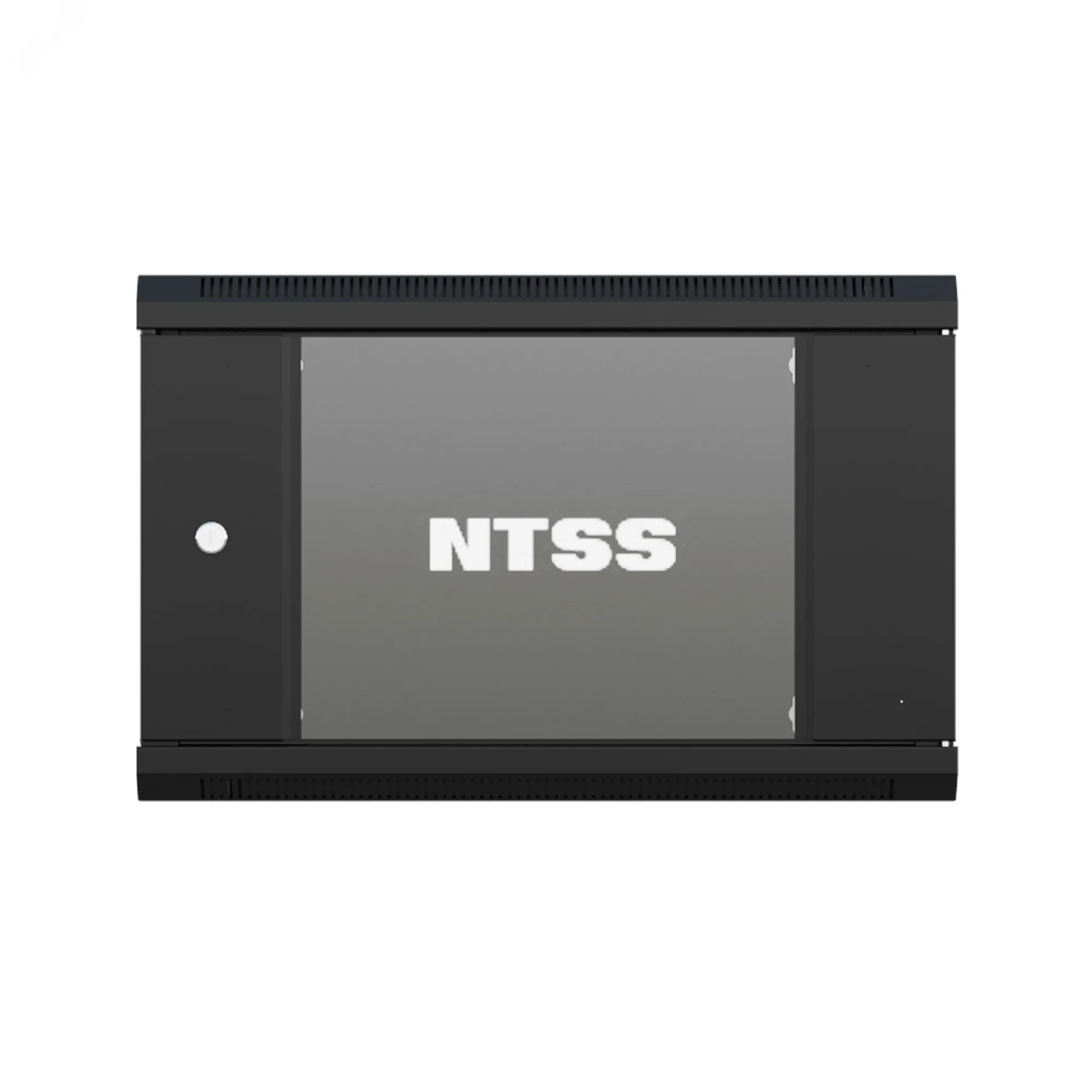Шкаф настенный телекоммуникационный W 15U 600х600х770мм, 2 профиля 19, дверь стеклянная, боковые стенки съемные, задняя стенка, разобранный, черный RAL 9005