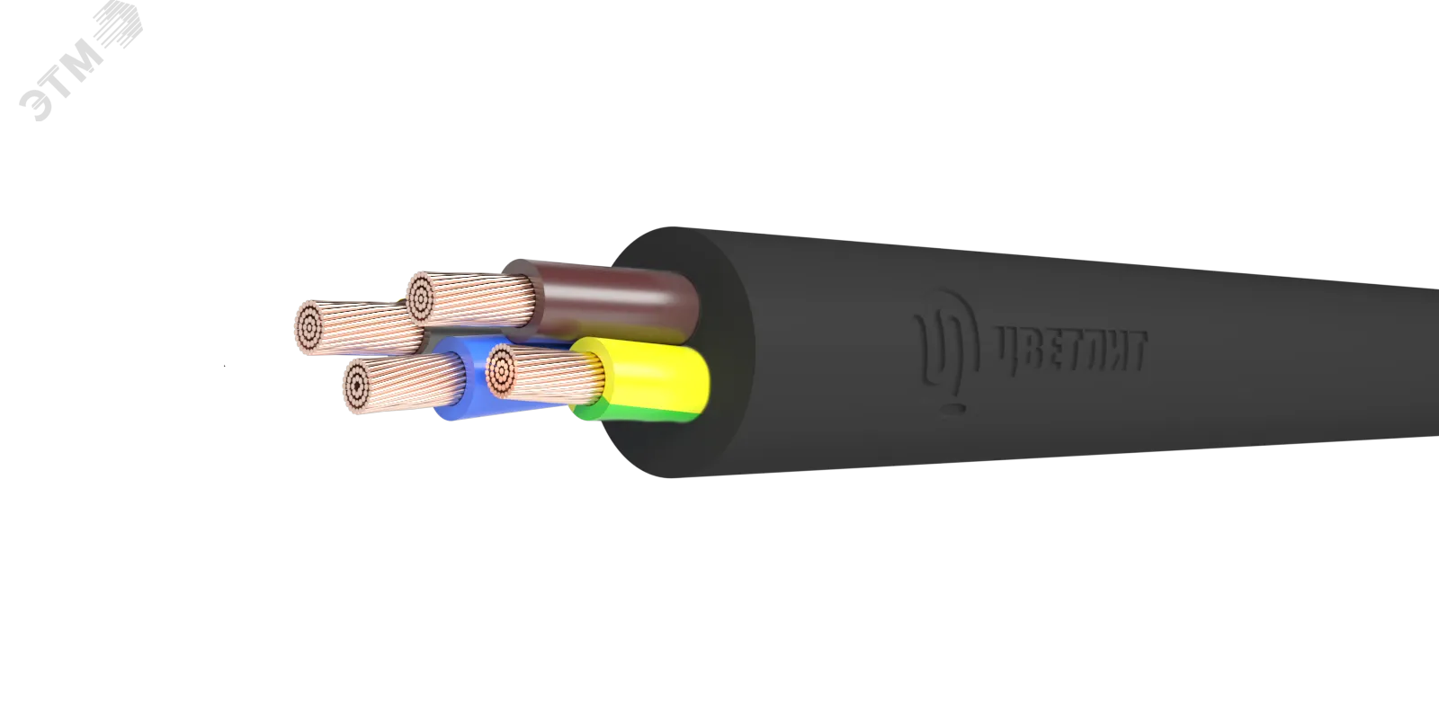 Кабель силовой КГ-ХЛ 3х4+1х2.5-220/380-3 ТРТС