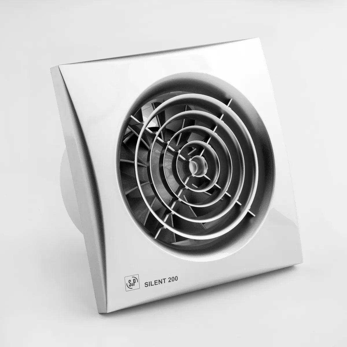 Вентилятор накладной Silent-200 CRZ Silver с таймером