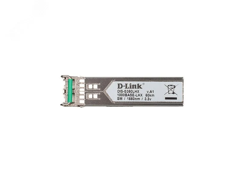 Трансивер промышленный SFP 1 порт 1000Base-LHX, до 50 км d-link s350lhx/a1a