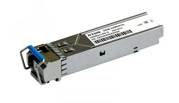 Модуль SFP 1хLC, 1.25 Гб/с, SC, WDM Tx:1310/Rx:1550 нм, до 3/10 км d-link 127405