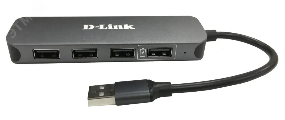 Разветвитель USB 4 порта USB 2.0 Type-A d-link 124938