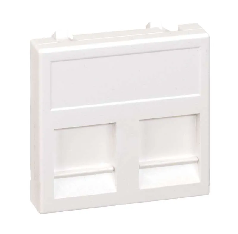 Connect Адаптер на 2 RJ45 CJ545U(FM) CJ546U(FM) шторка 45х45мм SC алюминий