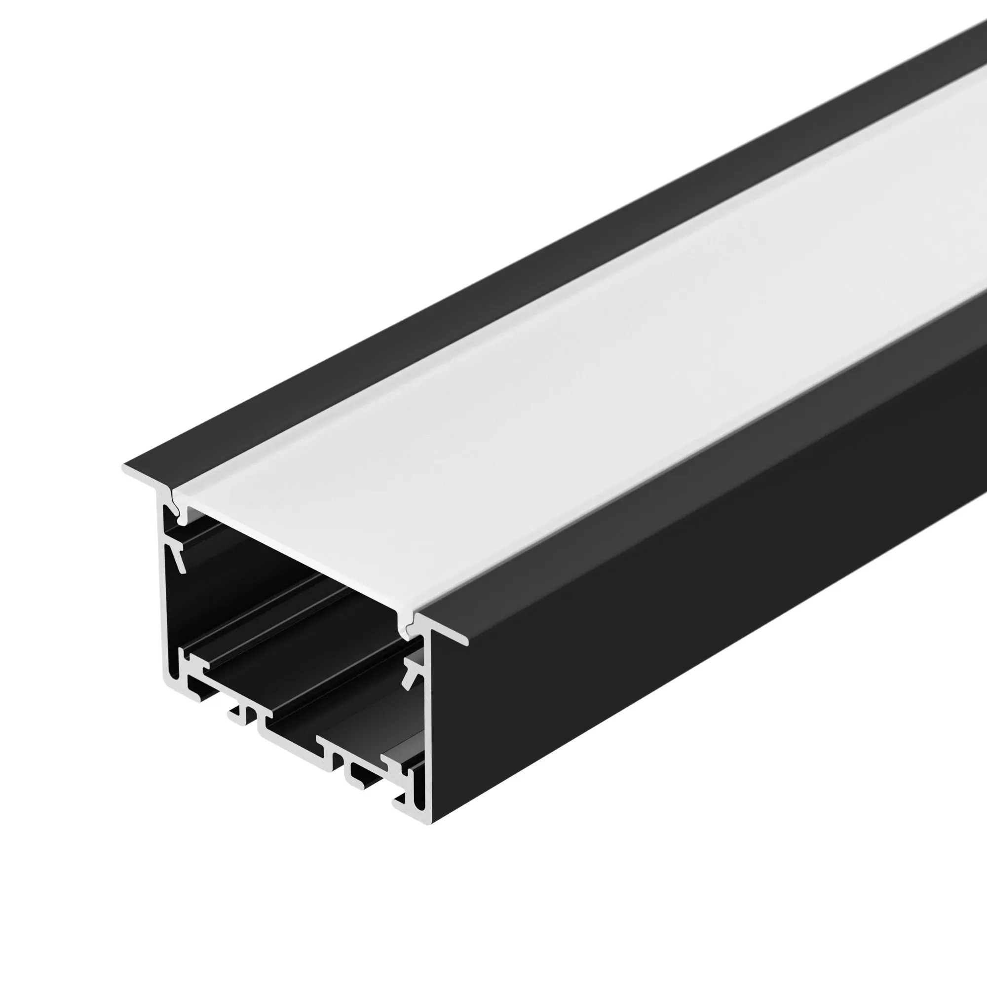 Профиль S2-LINIA69-F-2500 SEAMLESS BLACK (, Алюминий) Arlight 033534