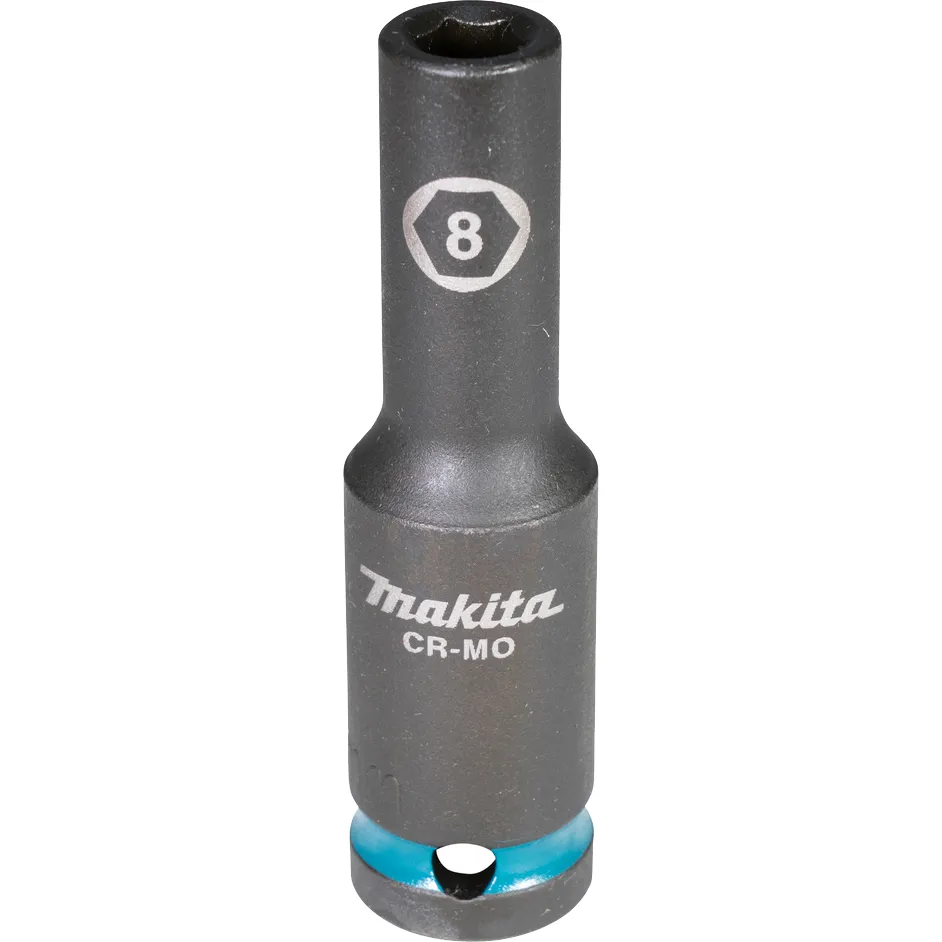 Ударная удлиненная торцовая головка Impact Black 1/2'' 8x81,5 мм