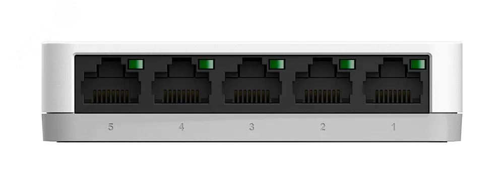 Коммутатор неуправляемый 5 портов RJ4510 100 1000 Мб/с d-link 139917
