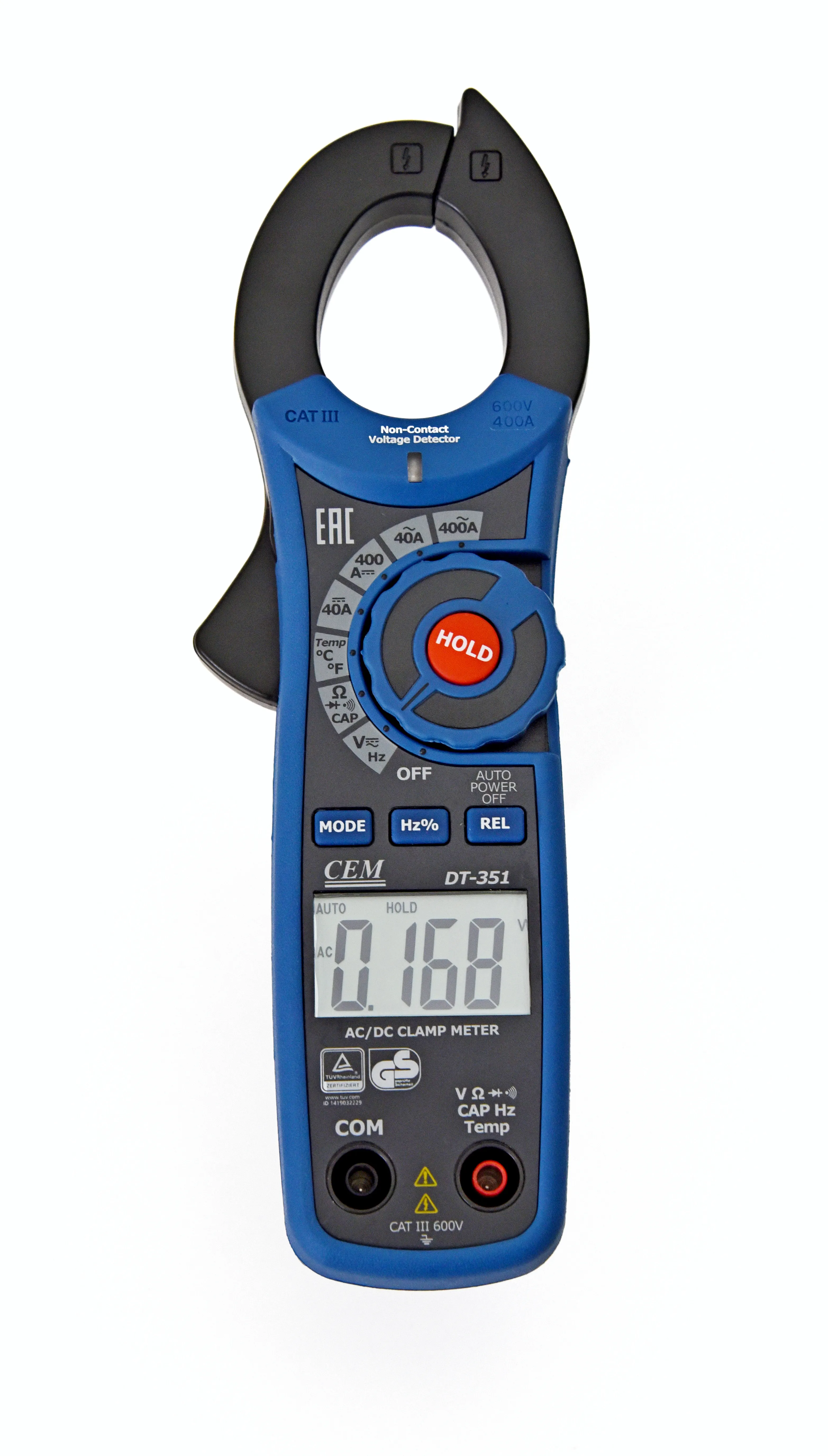 Клещи электроизмерительные DT-351 с поверкой
