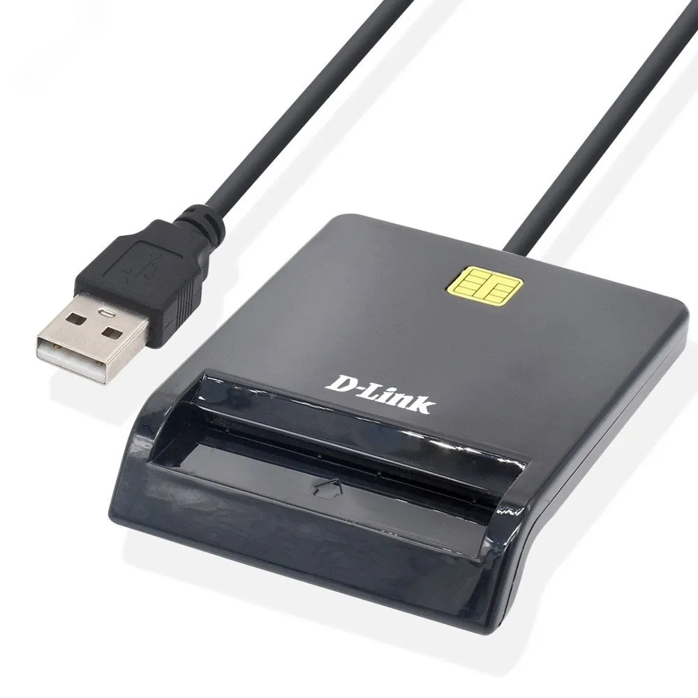 Считыватель контактных смарт-карт USB d-link dcr-100/b1a