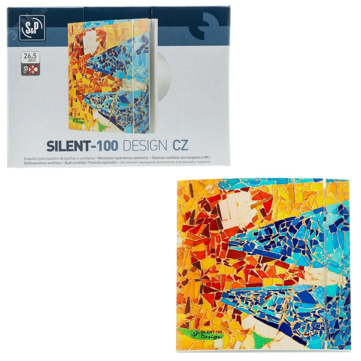 Вентилятор накладной Silent-100 CZ Design Barcelona
