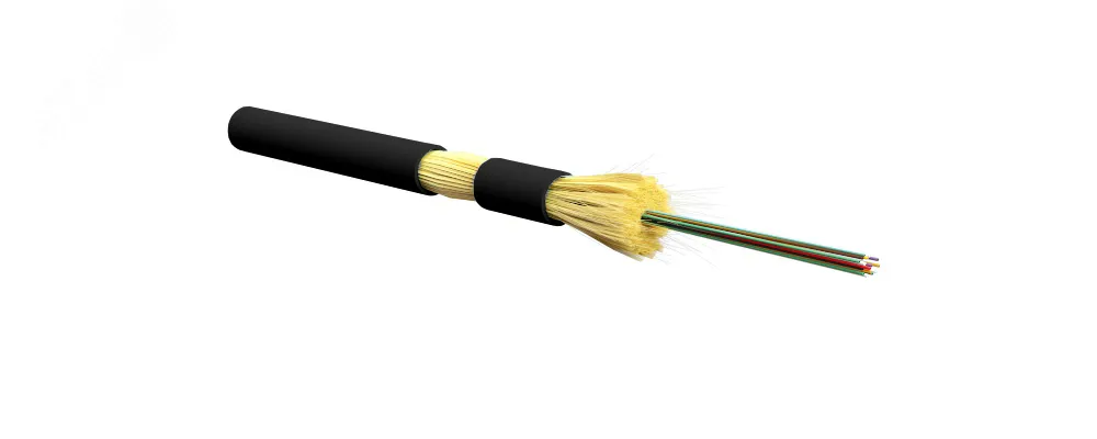Hyperline FO-MC3-IN-50-12-LSZH-BK Кабель волоконно-оптический 50/125 (OM2) многомодовый, для патч-кордов и кабельных сборок с коннекторами MPO/MTP, 12 волокон, для внутренней прокладки, LSZH, нг(А)-HF, 0°C - +70°C, 3.0 мм, черный