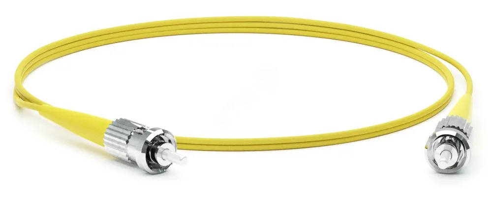 Патч-корд волоконно-оптический (шнур) SM 9/125 (OS2) ST/UPC-ST/UPC 2мм simplex LSZH (2м)