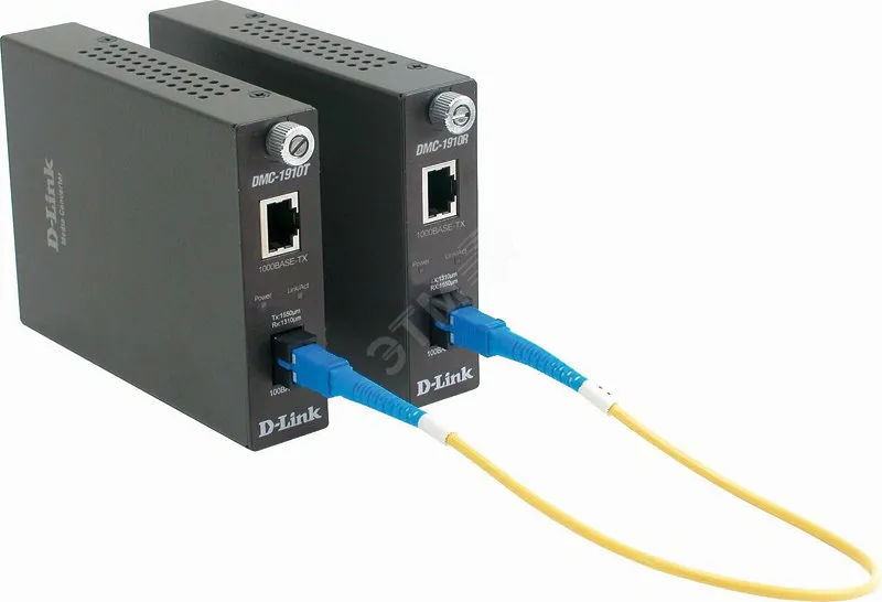 Медиаконвертер 1хSC, 1хRJ45, Tx:1310/Rx:1510, до 15 км d-link 103457