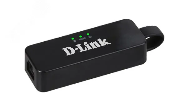 Адаптер сетевой 1 порт RJ-45 10/100/1000 Мб/с, разъем USB Type-C d-link 139886