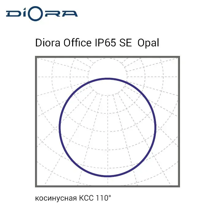 Светильник светодиодный Office IP65 SE 50/5600 opal 3K